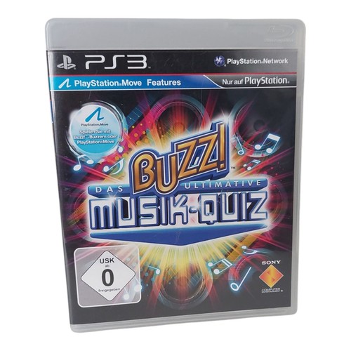 Buzz musik quiz playstation - playstation, 3